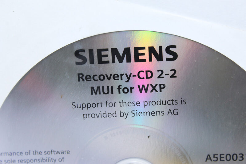 SIEMENS A5E00317220 RECOVERY CD 2-2 WXP