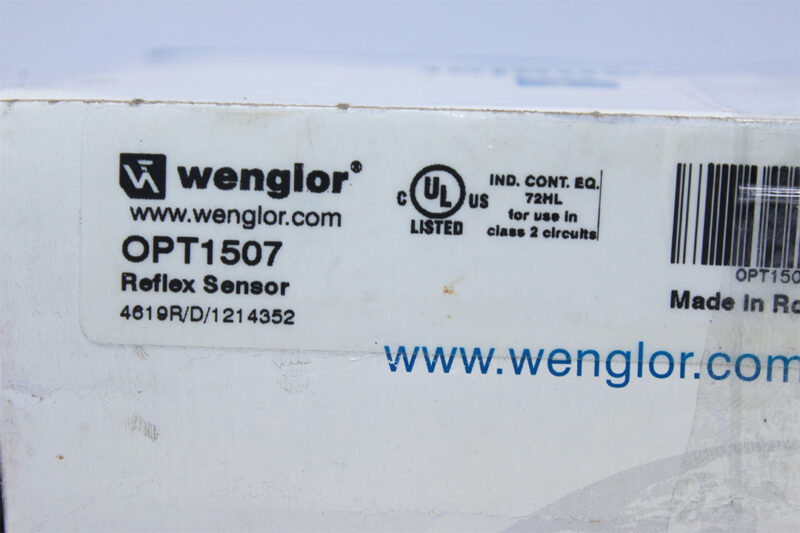 WENGLOR OPT1507 Reflex Sensor with Background Suppression