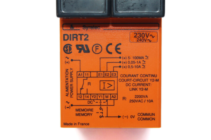 SYRELEC DIRT 2 CURRENT CONTROL RELAY 230/240 V