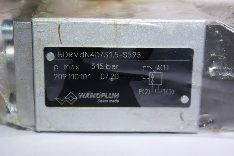 WANDFLUH BDRVDN4D/31.5-S595 PRESSURE RELIEF VALVE