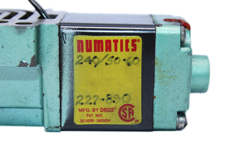 NUMATICS 227-890 SOLENOID COIL