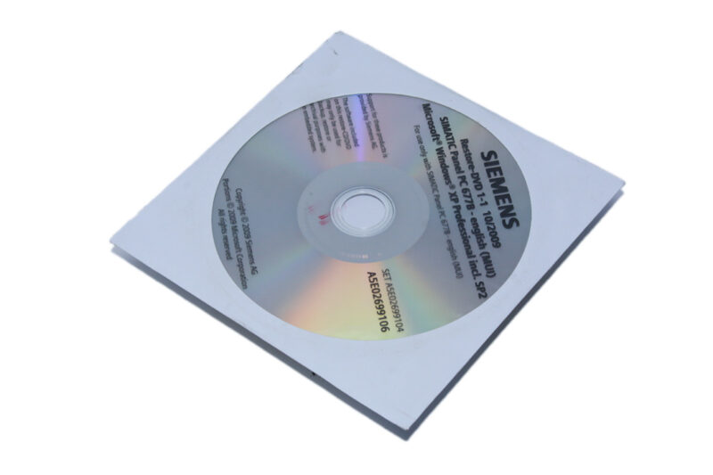 SIEMENS A5E02699106 RESTORE DVD 1-1 SET A5E02699106