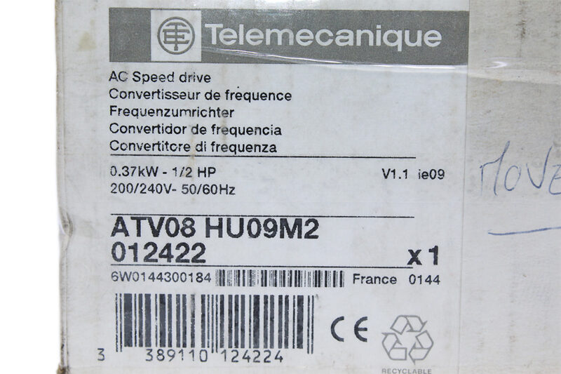 TELEMECANIQUE ATV08HU09M2 FREQUENCY CONVERTER