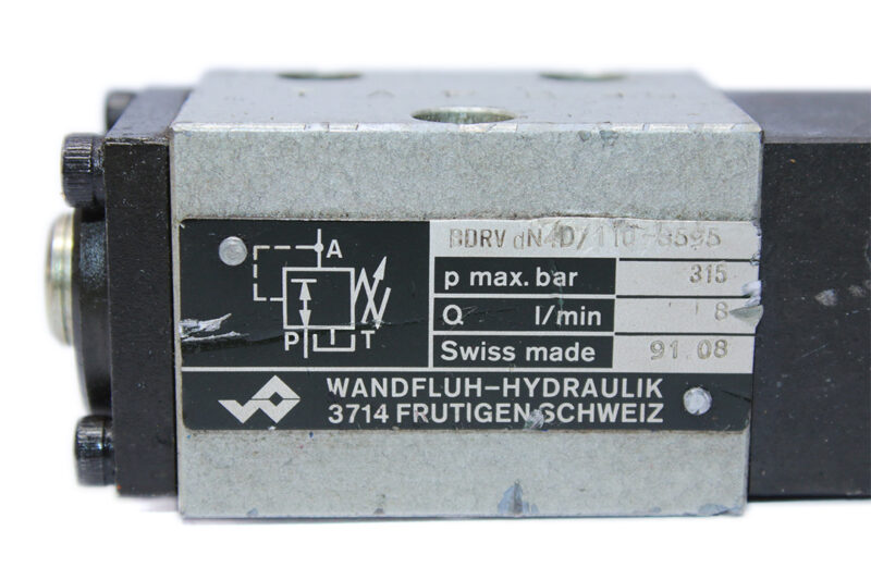 WANDFLUH BDRVDN4/110-S595 PRESSURE REDUCING VALVE