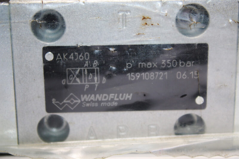 WANDFLUH AK4J60 SOLENOID VALVE