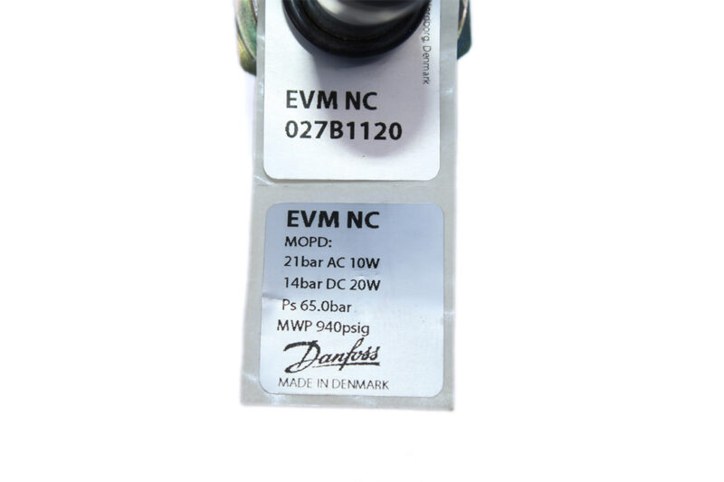 DANFOSS EVM-NC PILOT VALVE 027B1120 - Image 3