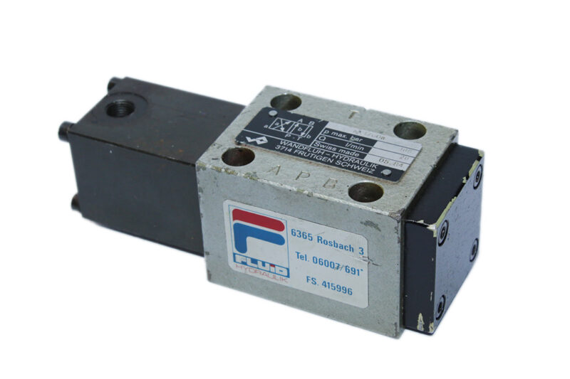 WANDFLUH AK4Z60A SOLENOID OPERATED SPOOL VALVE - Image 4