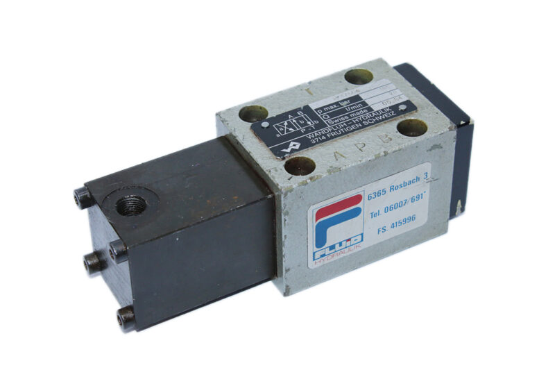 WANDFLUH AK4Z60A SOLENOID OPERATED SPOOL VALVE