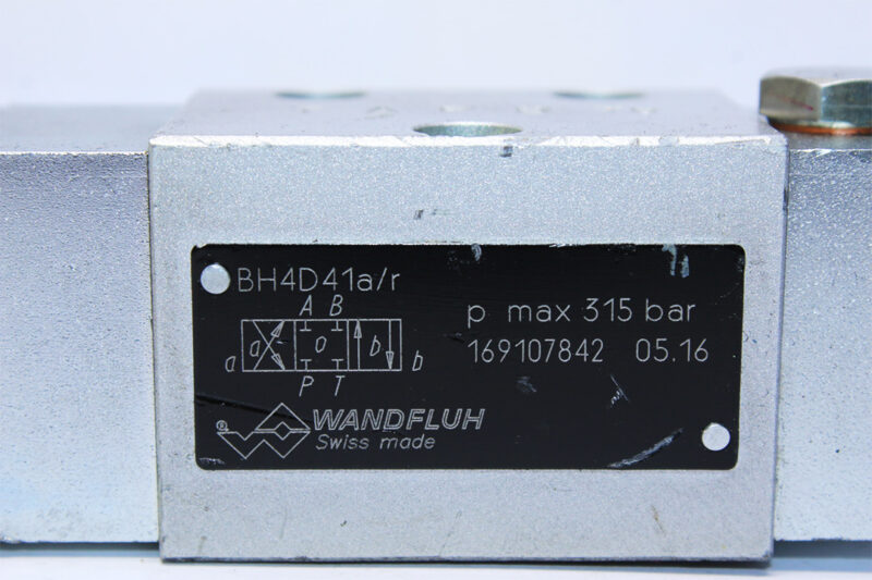 WANDFLUH BH4D41A/R MANUAL DIRECTIONAL VALVE