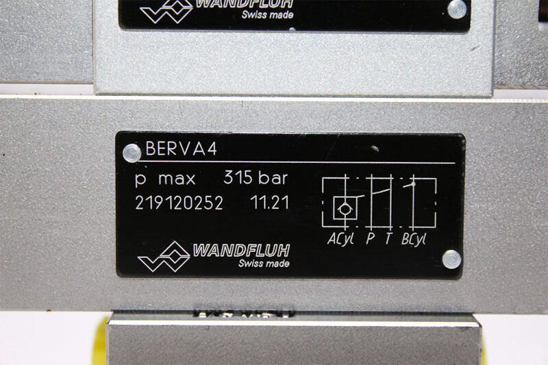 WANDFLUH BH4D41A/F-S993/1271 MANUAL DIRECTIONAL VALVE - Image 3