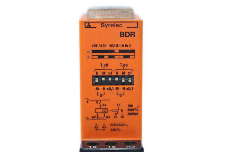 SYRELEC BDR TIME RELAY 220-240 VAC / 24VAC/DC