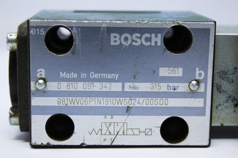 BOSCH 0 810 091 342 DIRECTIONAL CONTROL VALVE 081WV06P1N1910WS024/00SD0