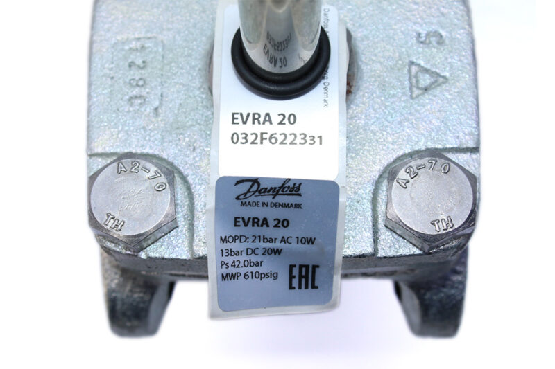 DANFOSS EVRA 20 SOLENOID VALVE 032F622331