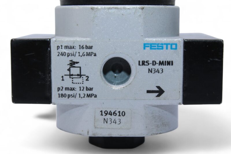 FESTO LRS-D-MINI PRESSURE REGULATOR 194610 - Image 2