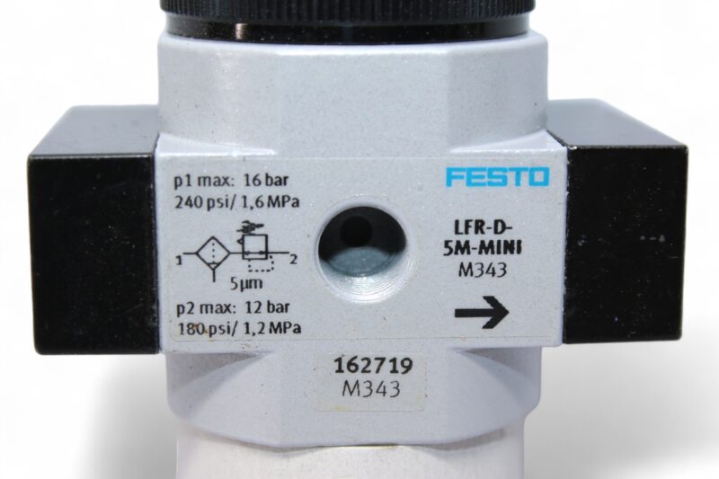 FESTO LFR-1/4-D-5M-MINI FITLER REGULATOR 162719 - Image 2