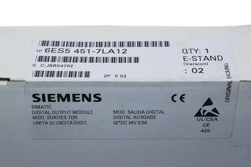 SIEMENS 6ES5 451-7LA12 Digital output Module - Image 3