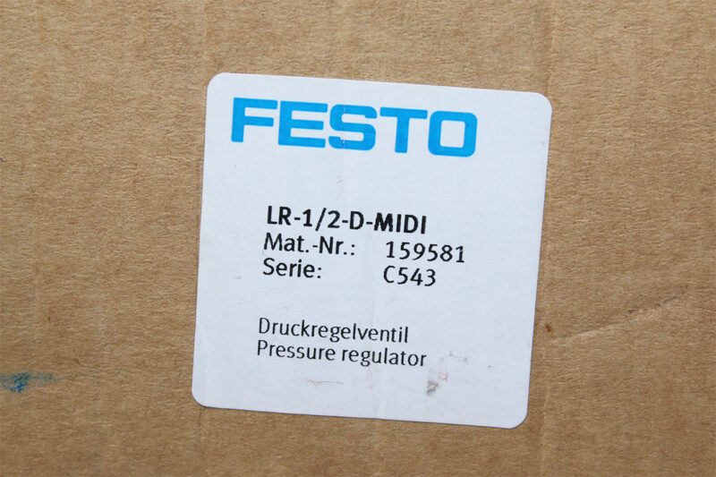 FESTO LR-1/2-D-MIDI PRESSURE REGULATOR 159581