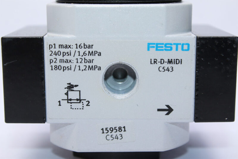 FESTO LR-1/2-D-MIDI PRESSURE REGULATOR 159581 - Image 3