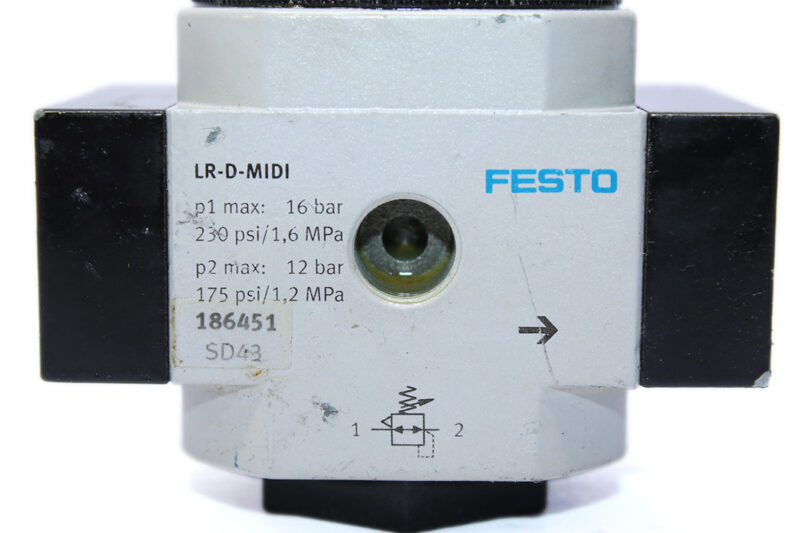 FESTO LR-D-MIDI PRESSURE REGULATOR 186451