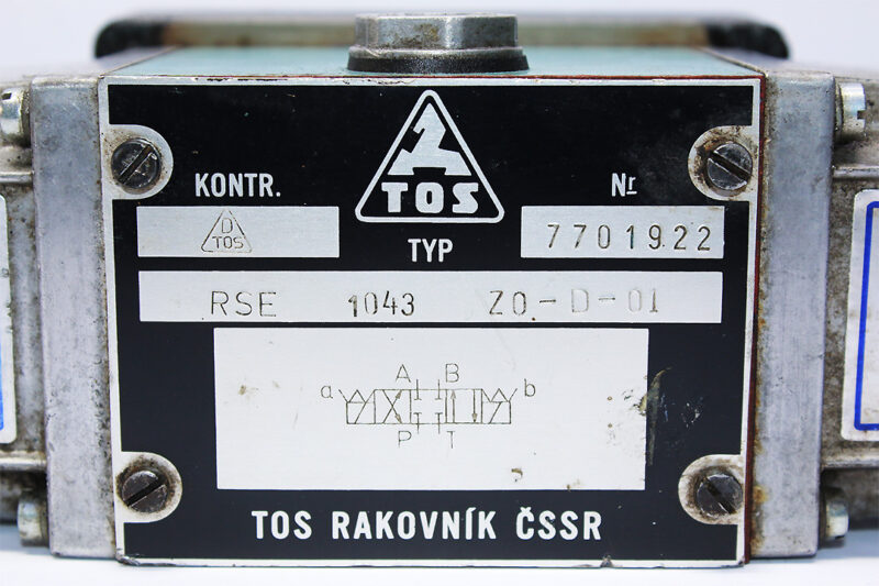 TOS RAKOVNIK RSE 1043 Z0-D01 DIRECTIONAL CONTROL VALVE