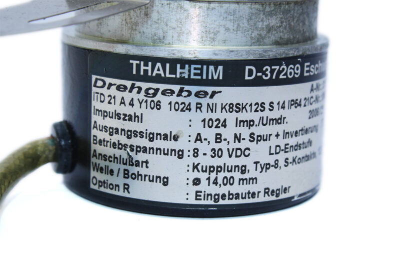 THALHEIM ITD 21 A4 Y106 1024 R NI K8SK12S S 14 IP54 21 INCREMENTAL ENCODER