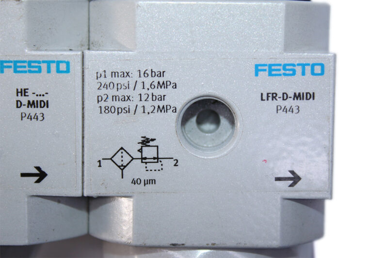 FESTO LFR-D-MIDI+HE-D-MIDI FILTER REGULATOR - Image 3