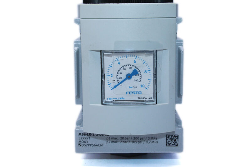 FESTO MS6-LR-1/2-D6-AS PRESSURE REGULATOR 529991 - Image 3