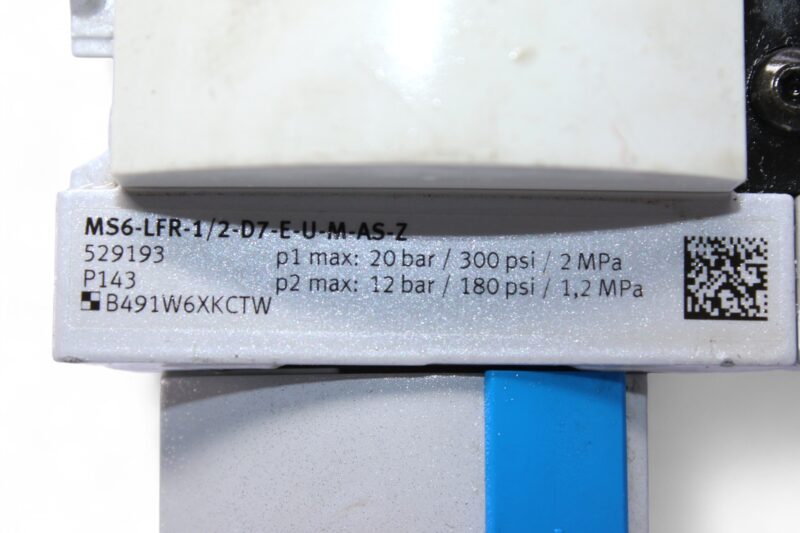 FESTO 529193,541269 FITLER REGULATOR - Image 2