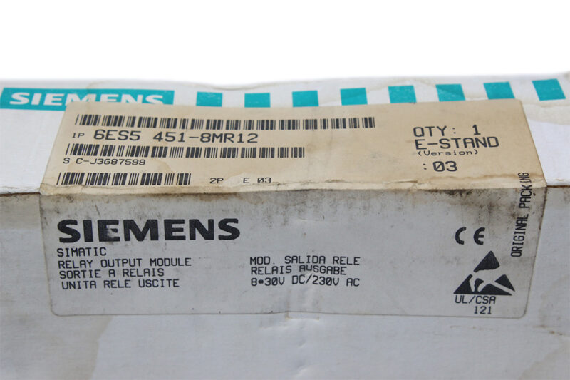 SIEMENS 6ES5 451-8MR12 RELAY OUTPUT MODULE - Image 3