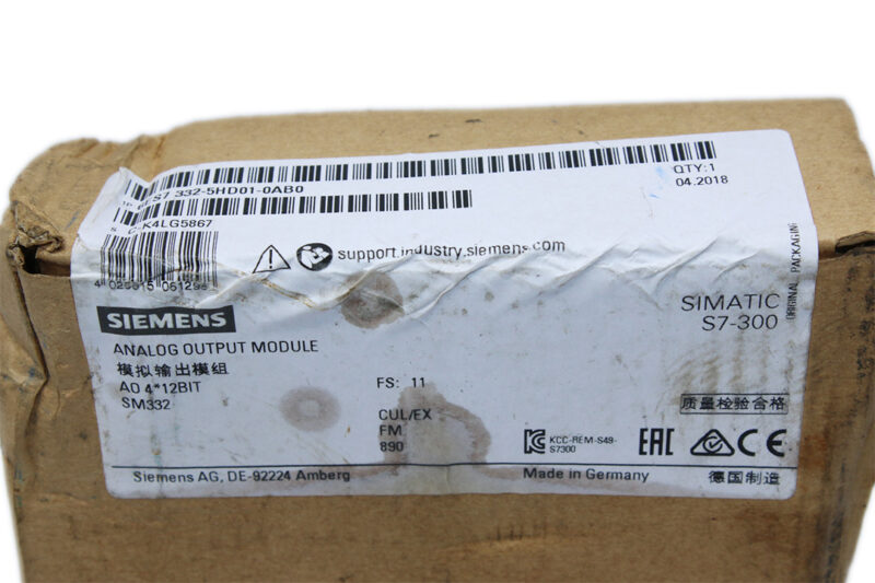 SIEMENS 6ES7 332-5HD01-0AB0 ANALOG INPUT MODULE - Image 3