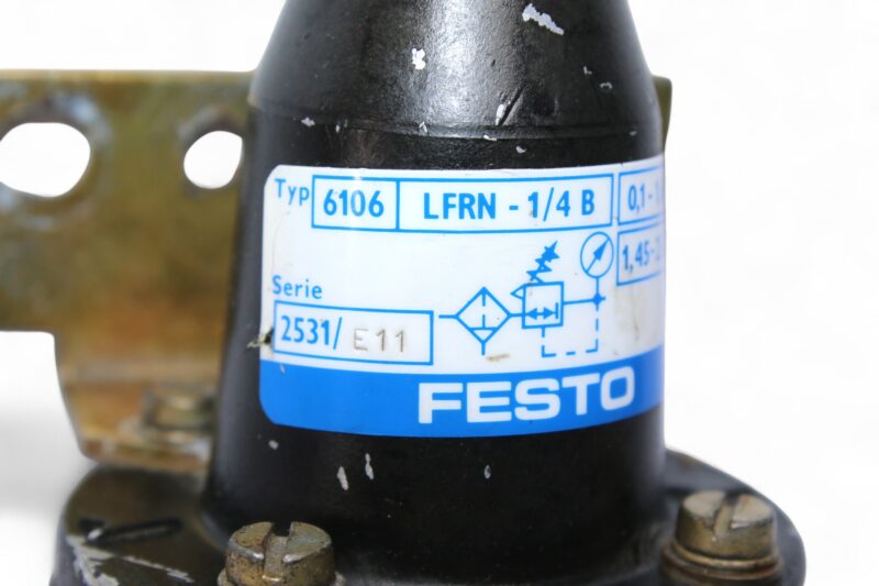 FESTO LFRN-1/4-B FITLER REGULATOR 6106 - Image 2