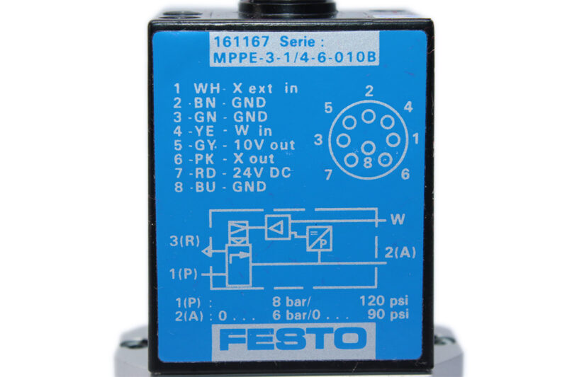 FESTO MPPE-3-1/4-6-010-B PROPORTIONAL PRESSURE REGULATOR 161167