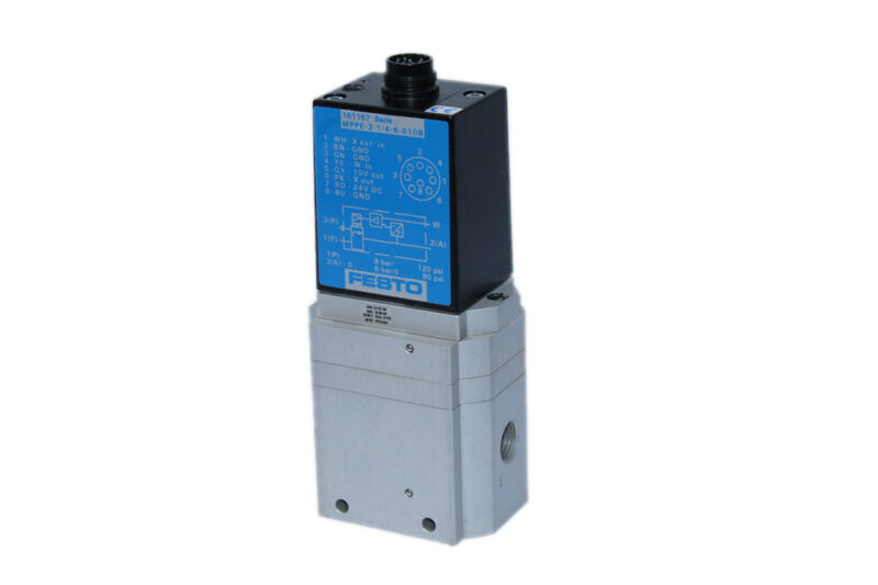 FESTO MPPE-3-1/4-6-010-B PROPORTIONAL PRESSURE REGULATOR 161167 - Image 4