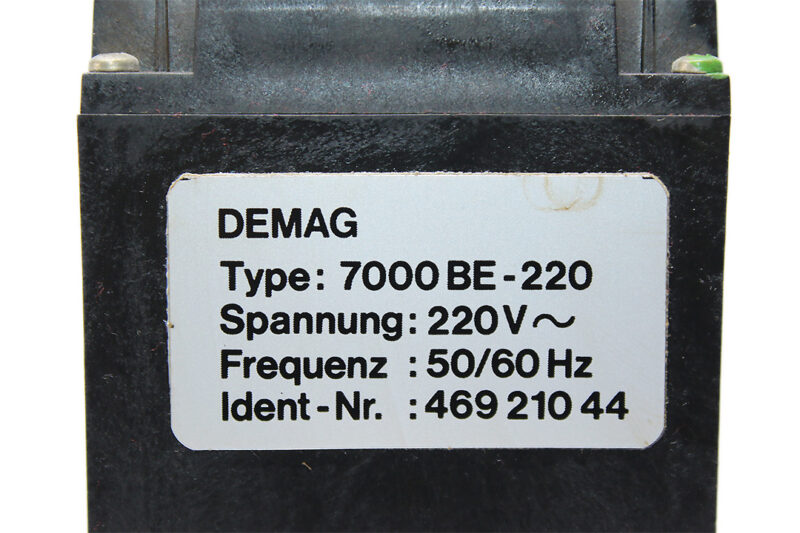 DEMAG 7000 BE-220 TIMER RELAY 469 210 44