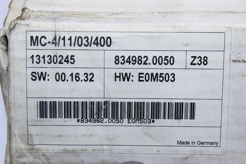 Schneider Electric-ELAU MC-4/11/03/400 PACDRIVE SERVO AMPLIFIER 13130245