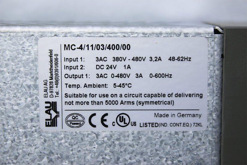 Schneider Electric-ELAU MC-4/11/03/400 PACDRIVE SERVO AMPLIFIER 13130245 - Image 5