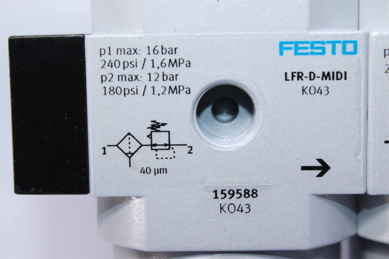 FESTO FRC-3/8-D-MIDI AIR PREPARATION UNIT 159588 - Image 3