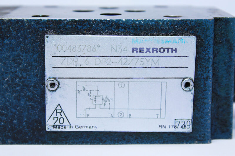 REXROTH R900483786 PRESSURE REDUCING VALVE ZDR6DP2-42/75YM