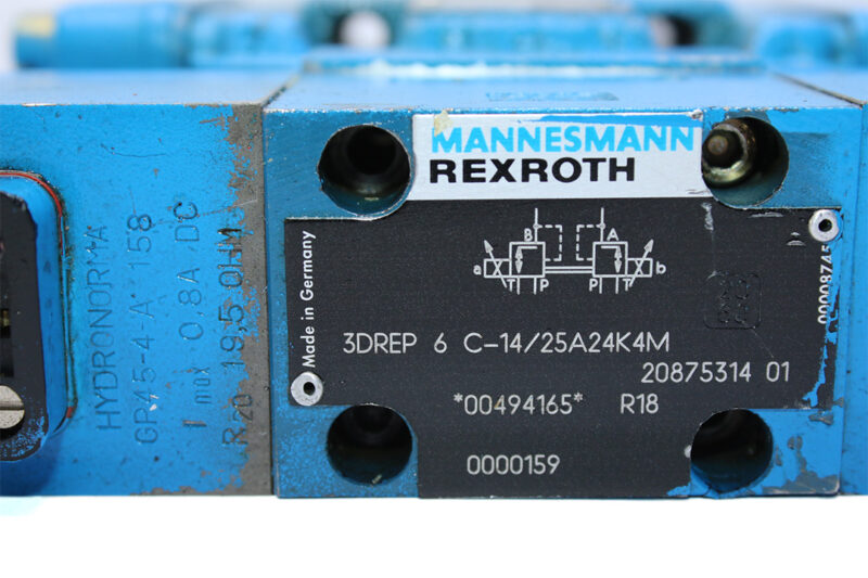 REXROTH R900494165 PROPORTIONAL PRESSURE REDUCING VALVE 4WRZ10W50-51/6A24ETK4/D3M-630