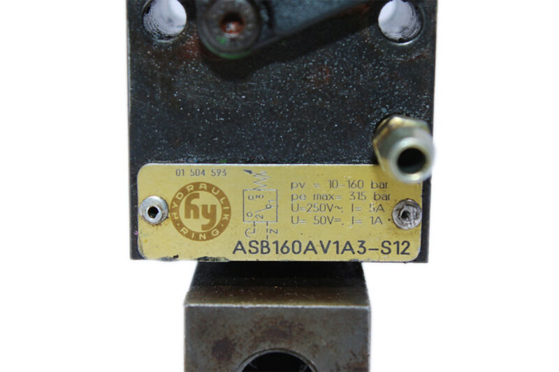 HYDRAULIK RING ASB160AV1A3-S12 PRESSURE SWITCH 10…160 bar
