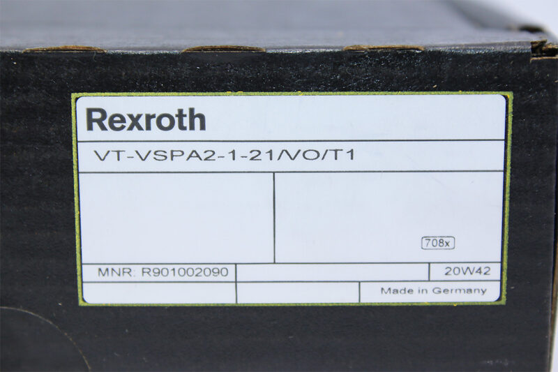 REXROTH R901002090 VALVE AMPLIFIER VT-VSPA2-1-21/V0/T1