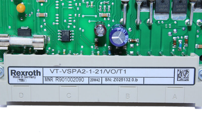 REXROTH R901002090 VALVE AMPLIFIER VT-VSPA2-1-21/V0/T1 - Image 3