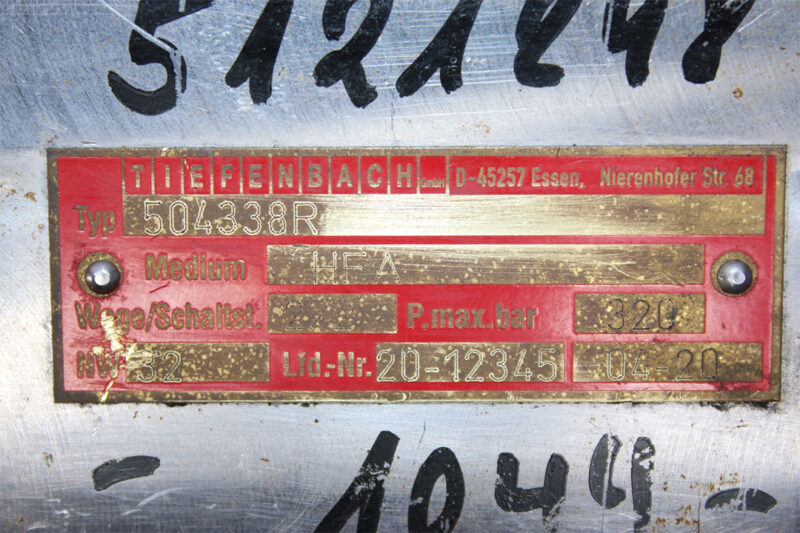 TIEFENBACH 036618 PROPORTIONAL VALVE	HFA 504338R - Image 4