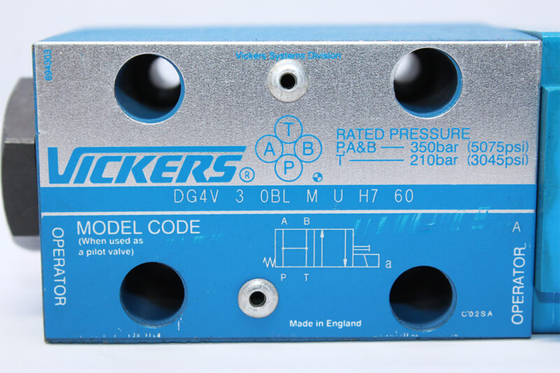 VICKERS DG4V 3 0BL M U H7 60 SOLENOID OPERATED DIRECTIONAL VALVE - Image 3