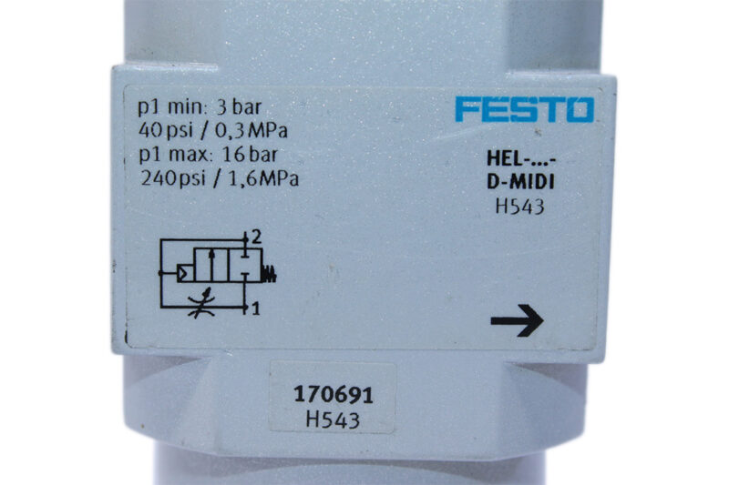 FESTO HEL-D-MIDI ON/OFF VALVE 170691