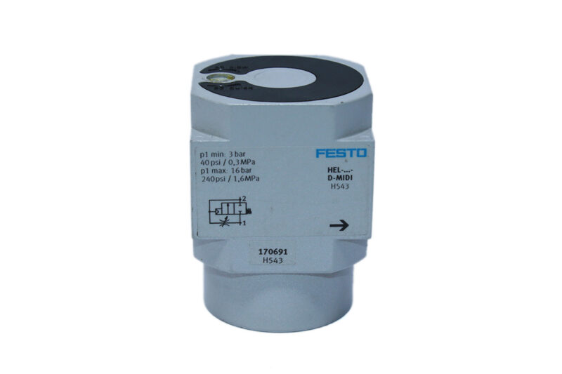 FESTO HEL-D-MIDI ON/OFF VALVE 170691 - Image 3