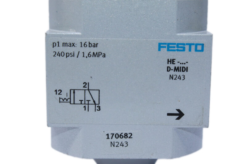 FESTO HE-D-MIDI ON/OFF VALVE 170682