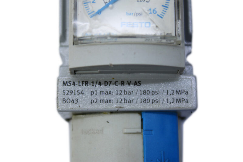 FESTO MS4-LFR-1/4-D7-CRV-AS FILTER REGULATOR 529154