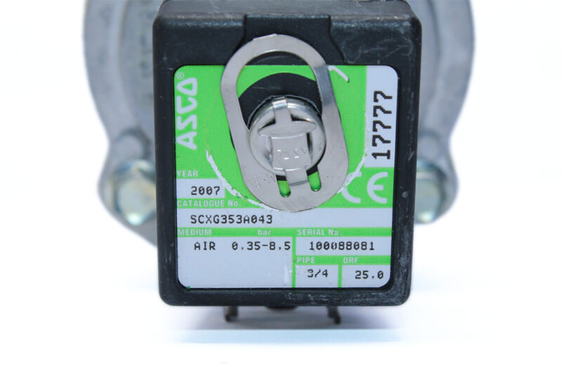 ASCO SCXG35A043 SOLENOID VALVE