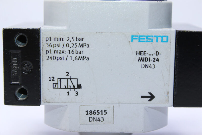 FESTO HEE-1/4-D-MIDI-24 ON/OFF VALVE 186515